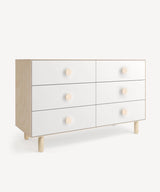 6 Drawer Dresser - Dot - Birch