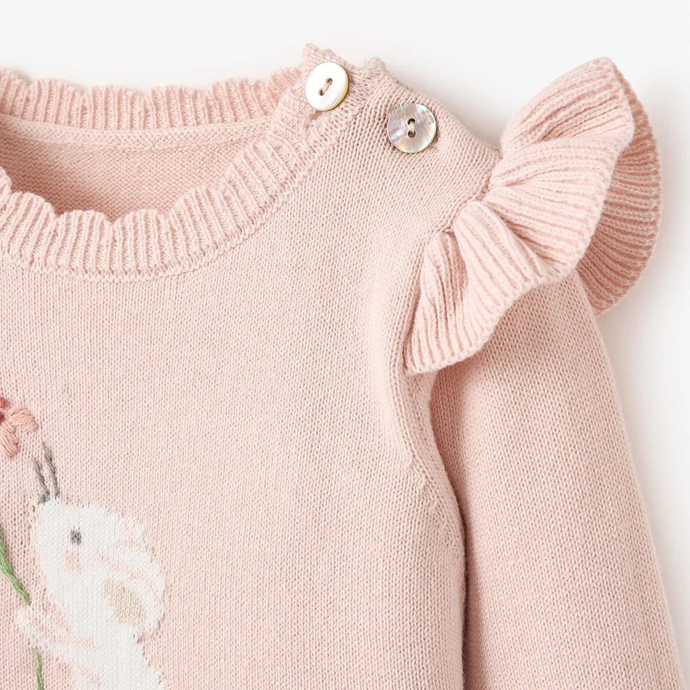Elegant Baby Meadow Mouse Jumpsuit - Pink