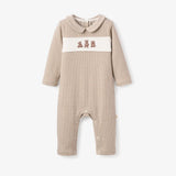 Teddy Bear Houndstooth Jumpsuit