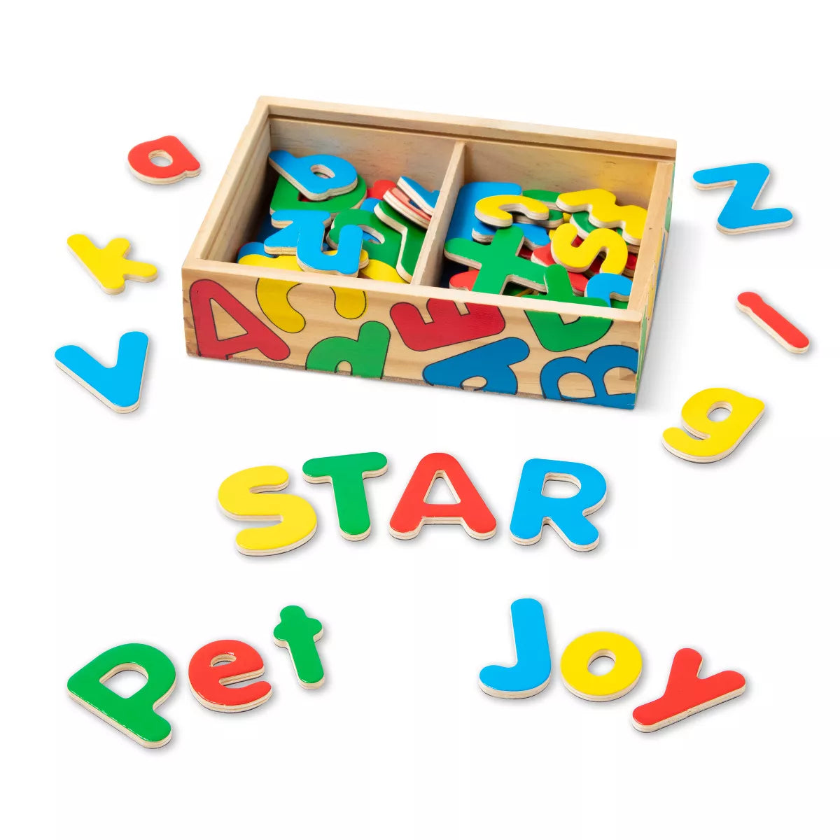 Wooden Letter Alphabet Magnets