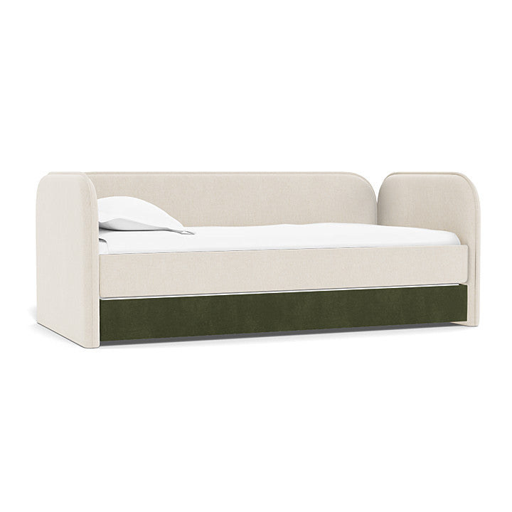 Moss Green Velvet Trundle Fabric (Performance Velvet)