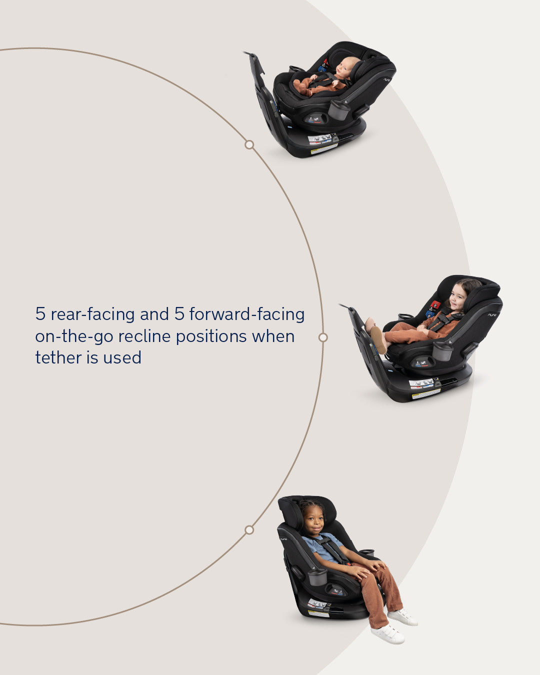 Nuna REVV Maxx Convertible Swivel Car Seat
