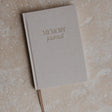  Neutral-toned fabric journal, simple and elegant, perfect for home decor