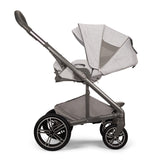 Nuna MIXX Next Stroller in Sterling - parent-facing recline with canopy