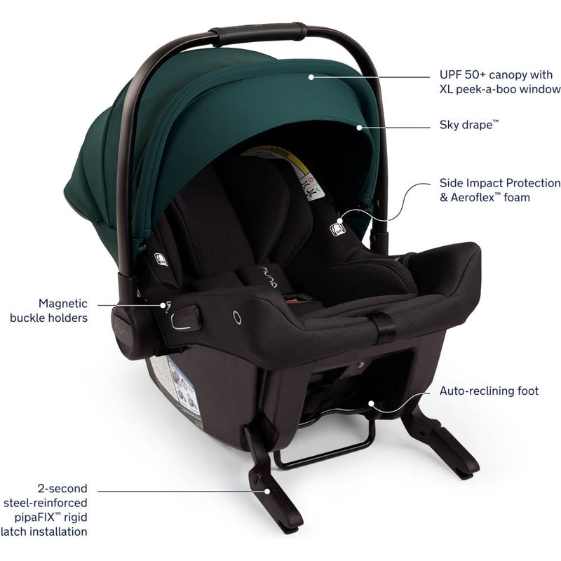 Nuna Trvl Next Stroller + Pipa Urbn Travel System