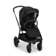 Nuna TRIV LX Stroller in Caviar - angle view