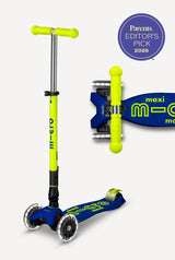 Micro Kickboard Maxi Deluxe LED Foldable Scooter
