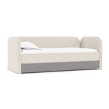 Pebble Grey Trundle Fabric (Performance Heathered)