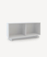 Perch twin-size wall shelf with sleek modern design, perfect for organizing books and toys in kids' rooms