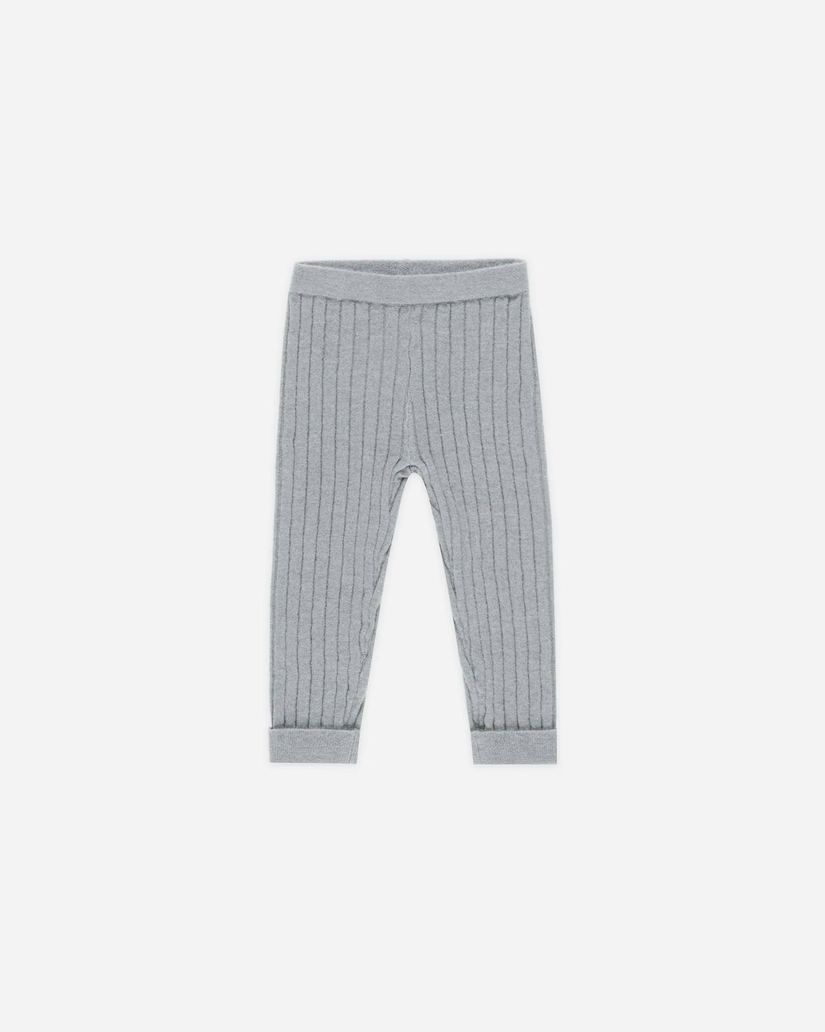 Cuffed Legging || Dusty Blue
