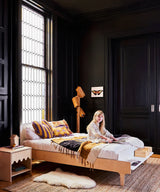 River full-size bed with modern design, perfect for kids and teens