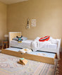 Sparrow twin bed with clean lines and modern style, perfect for kids’ rooms