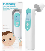 FridaBaby 3-in-1 Ear, Forehead + Touchless Infrared Thermometer