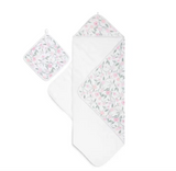 BOUTIQUE COTTON MUSLIN TOWEL + WASHCLOTH SET