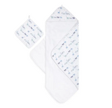 BOUTIQUE COTTON MUSLIN TOWEL + WASHCLOTH SET