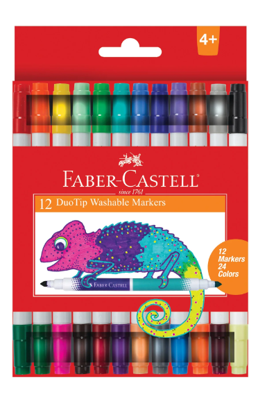 12 DuoTip Washable Markers