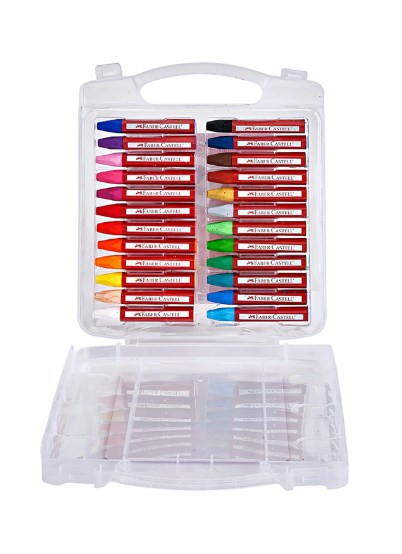 24 Oil Pastels in Storage Case