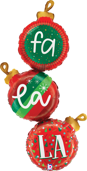 Xmas Fa La La 43" Balloon