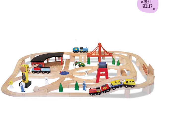 Wooden Railway Set