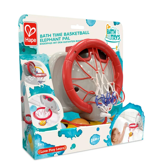 Hape Bath Basketball Elephant Pal Bathtub