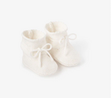 Garter Knit Baby Booties