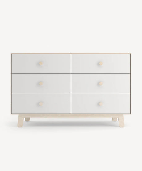 Sparrow 6-drawer dresser in modern design, spacious storage for baby or kids' room