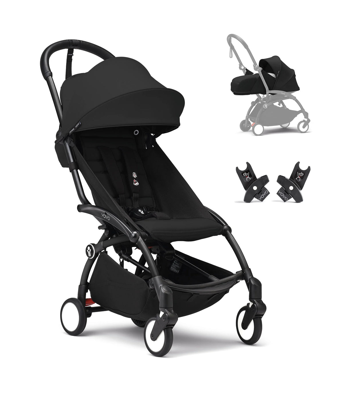Stokke® YOYO³ Stroller with Newborn Pack and 6+ Months Color Pack