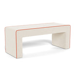 Tangerine Piping (Brushed Cotton-Linen)