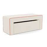 Tangerine Piping (Brushed Cotton-Linen)