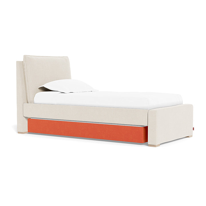 Tangerine Trundle Fabric (Brushed Cotton-Linen)