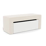 White Enviroleather Storage Fabric