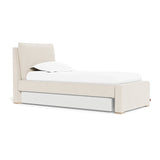 White Enviroleather Trundle Fabric