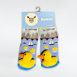 Boston Duck Plush Socks for Toddler or Baby