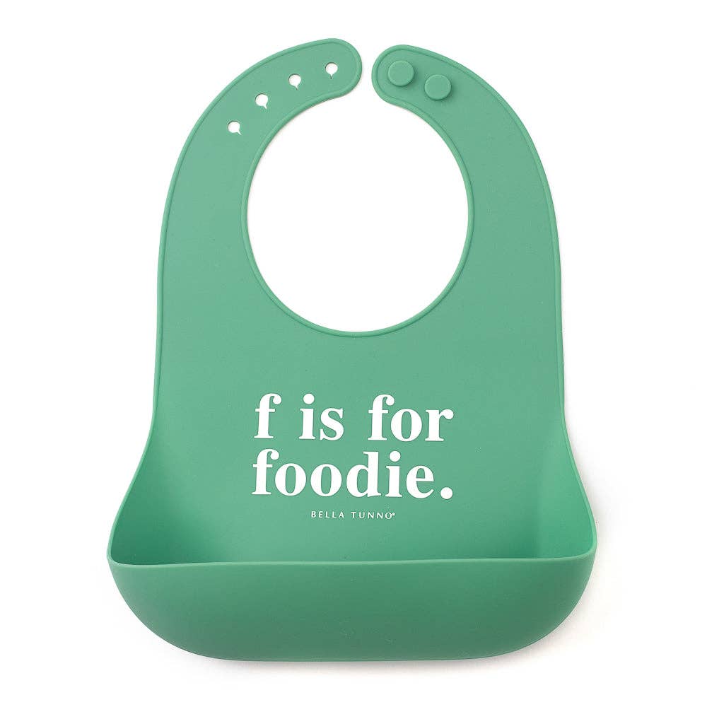 F Is for Foodie Wonder Bib