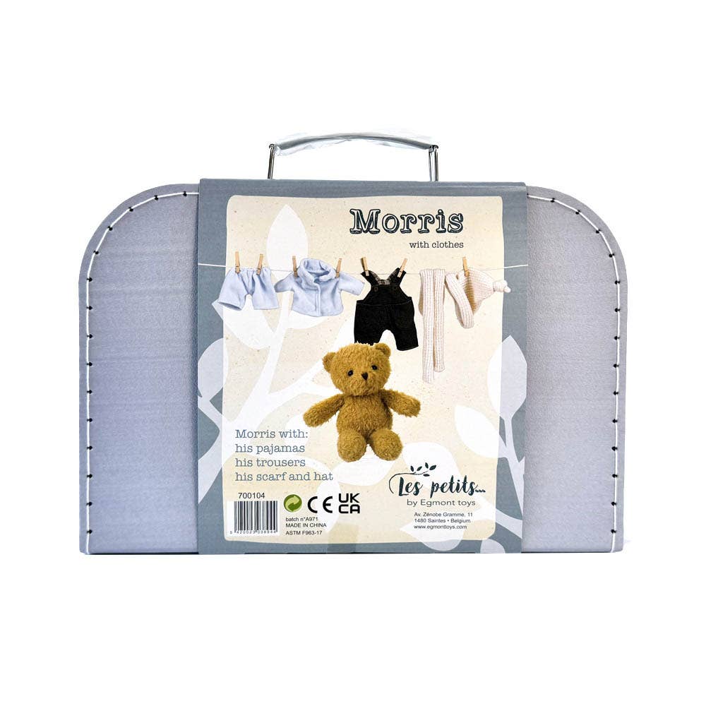 Morris With Clothes In A Case