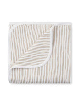 Sandy Taupe Wave Quilt Blanket