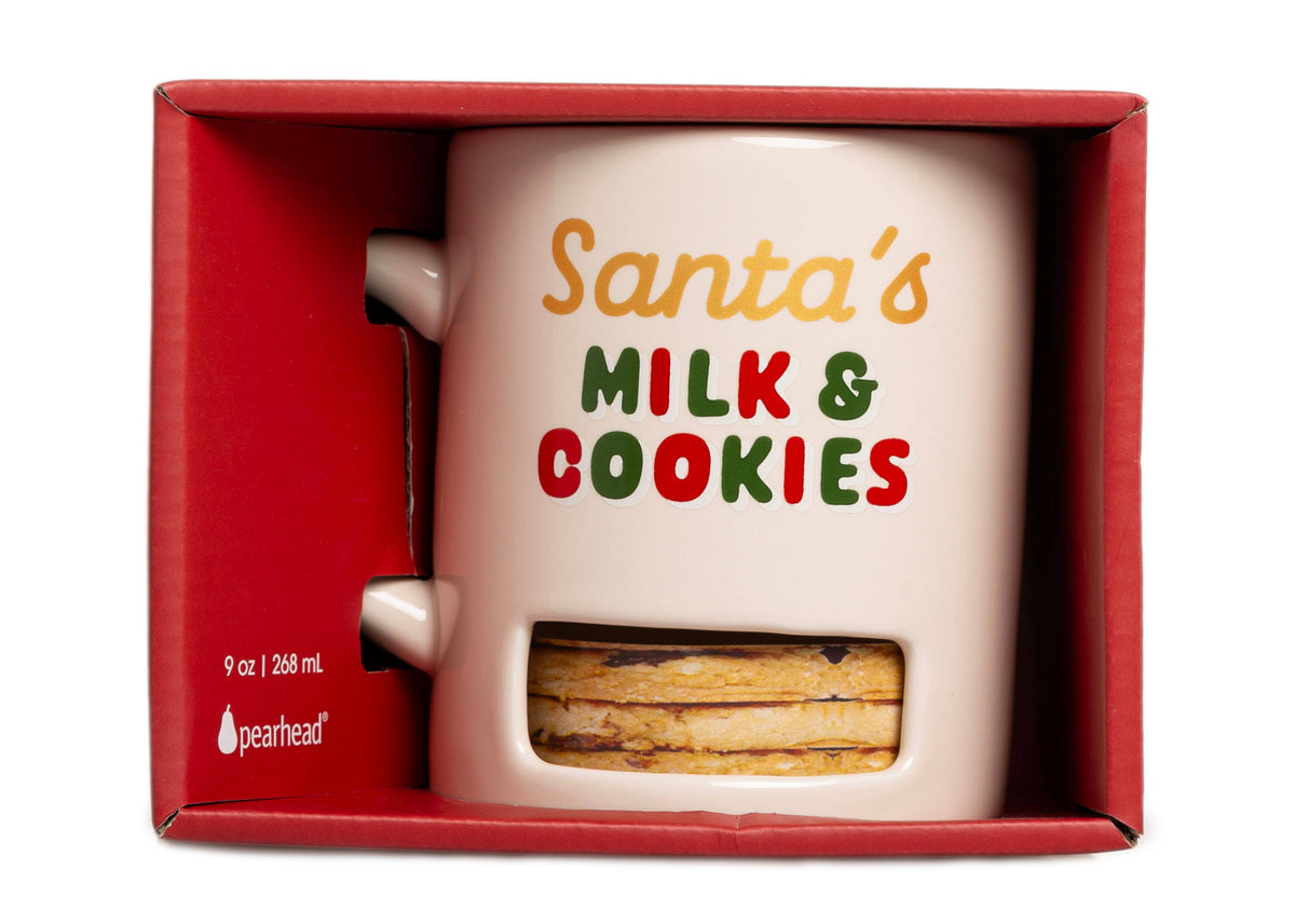 Christmas Mug with Cookie Slot, Santa's Milk & Cookies