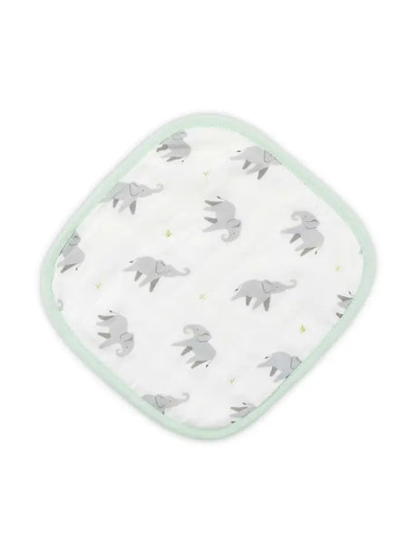 Elephant Hooded Baby Towel and Washcloth Set