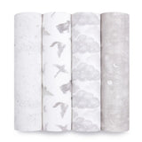 Aden + Anais Organic Muslin Swaddle - 4pk