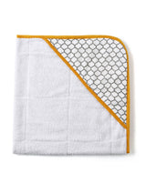 Hooded Towel: Handmade, Block-Printed Cotton, Baby/Toddler