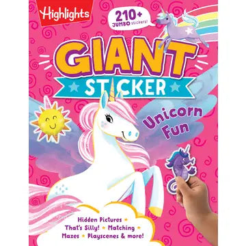 Giant Sticker Unicorn Fun