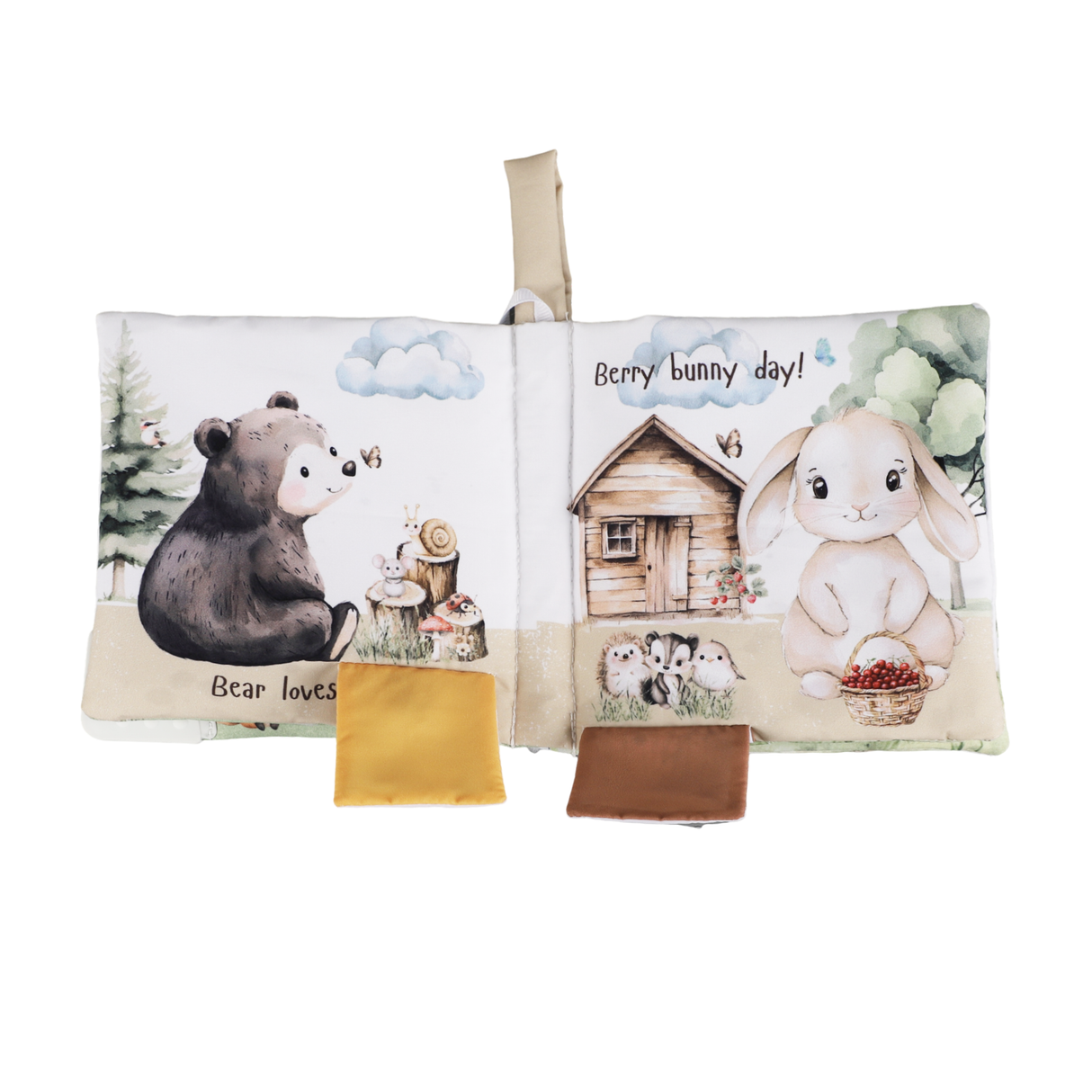 Forest Friends – 10-Page Crinkle Cloth Book for Toddlers