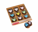 Valentine Sayings Hearts Chocolate Covered Caramels 5pk