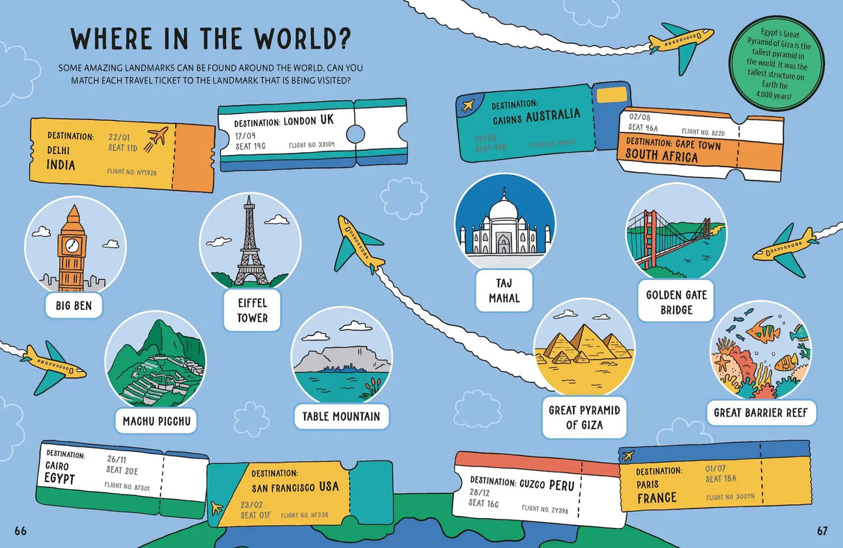 Lonely Planet Kids The Big Book of Airplane Activities