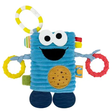 Sesame Street Cookie Monster Tug and Tag Plush