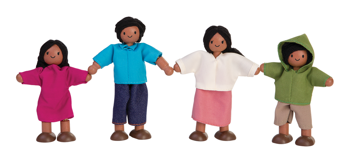 PlanToys Compatible Wooden Doll Family