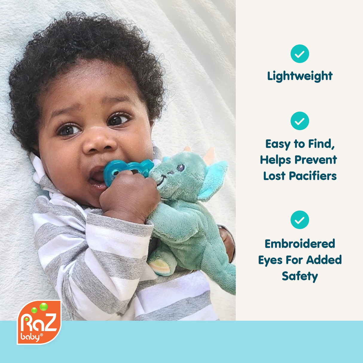 RaZbuddy Duck Paci/Teether Holder