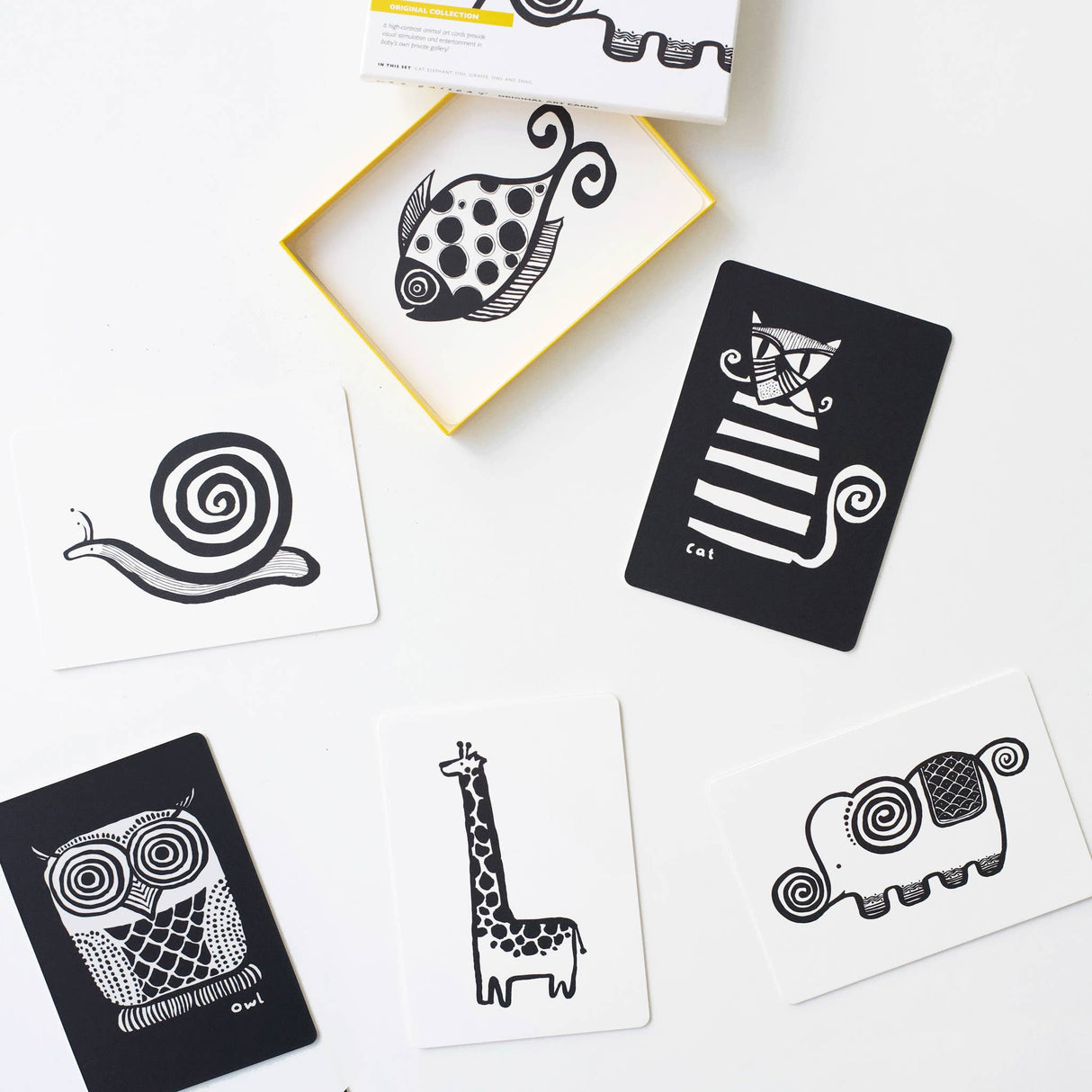 Art Cards for Baby - Original Animals