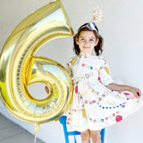 Pink Chicken Brooke Birthday Garland Dress