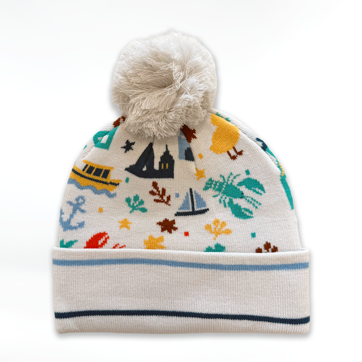 Boston Icons Winter Pom Hat